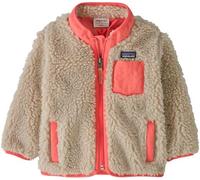 Patagonia - Windproof fleece - Baby Retro-X Jkt Natural w/Sparkle Pink - Kid Size 12 m - Beige Beige 12 m