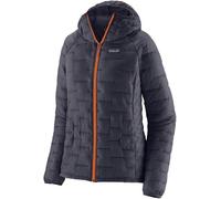 Patagonia - Women's compressible jacket - W's Micro Puff Hoody Smolder Blue w/P6 Blue for Women in Nylon - Size M - Navy Navy M
