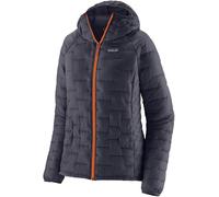 Patagonia - Women's compressible jacket - W's Micro Puff Hoody Smolder Blue w/P6 Blue for Women in Nylon - Size L - Navy Navy L