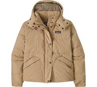 Patagonia - Women's recycled down jacket - W's Downdrift Jkt Oar Tan w/Seabird Grey for Women in Nylon - Size S - Beige Beige S