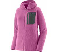 Patagonia - Women's technical hooded fleece - W's R1 Air Full-Zip Hoody Brisk Purple for Women - Size L - Pink Pink L
