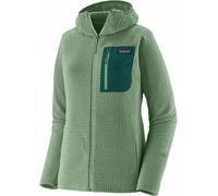 Patagonia - Women's technical hooded fleece - W's R1 Air Full-Zip Hoody Ellwood Green for Women in Wood - Size L Green L