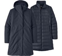 Patagonia - Women's warm, waterproof parka - W's Tres 3-in-1 Parka Smolder Blue for Women - Size S - Navy Navy S