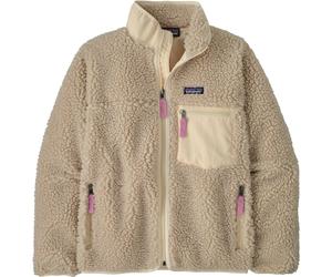 Patagonia - Women's windbreaker with zip-up collar - W's Classic Retro-X Jkt Natural w/Light Violet for Women - Size S - Beige Beige S
