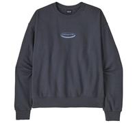 Patagonia - Women's 95 Oval Logo Daily Crew - Jumper size L, grey/blue