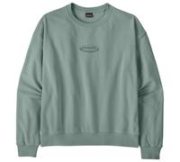 Patagonia - Women's 95 Oval Logo Daily Crew - Jumper size S, turquoise