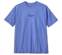 Patagonia - Women's 95 Oval Logo Oversized T-Shirt - T-shirt size XS, blue