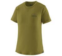 Patagonia - Women's Cap Cool Merino Graphic Shirt - Merino shirt size XS, olive