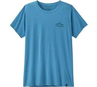 Patagonia - Cap Cool Daily Cloud Crag W's Shore Blue Light Shore Blue X Dye - L - Hiking tee-shirt