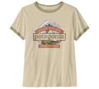 Patagonia - Women's Great Waves Ringer Tee - T-shirt size L, sand