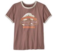 Patagonia - Women's Great Waves Ringer Tee - T-shirt size XXL, brown