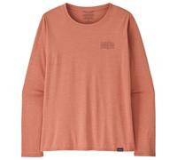 Patagonia - Long-sleeved T-shirt - W's L/S Cap Cool Daily Graphic Shirt Strataspire: Moment Pink X-Dye for Women - Size M Pink M