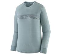 Patagonia - Women's L/S Cap Cool Merino Graphic Shirt - Merino shirt size XS, turquoise/grey