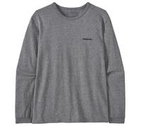 Patagonia - Women's L/S P-6 Logo Responsibili-Tee - Longsleeve size M, grey