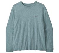 Patagonia - Women's L/S P-6 Logo Responsibili-Tee - Longsleeve size M, turquoise