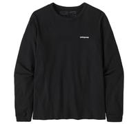 Patagonia - Women's L/S P-6 Logo Responsibili-Tee - Longsleeve size S, black