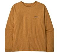 Patagonia - Women's L/S P-6 Logo Responsibili-Tee - Longsleeve size S, brown