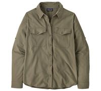 Patagonia - Women's L/S Self Guided Sun Shirt - Shirt size S, olive