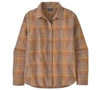 Patagonia - Women's LW Fjord Flannel Shirt - Shirt size M, brown