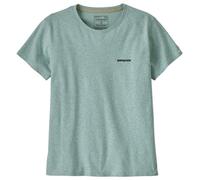 Patagonia - Recycled cotton T-shirt - W's P-6 Logo Responsibili-Tee P-6 Outline: Virtually Blue for Women - Size M Blue M