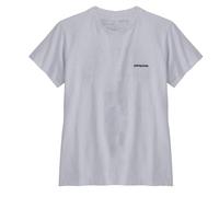 Patagonia Womens P-6 Logo Responsibili Tee White
