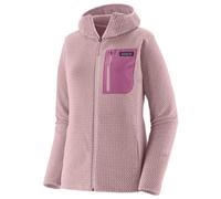 Patagonia - Quick-drying embossed fleece with zip - W's R1 Air Full-Zip Hoody Quiet Violet for Women in Recycled Polyester - Size S - Purple Purple S