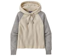 Patagonia - Women's Rec. Wool-Blend Hooded Pullover Sweater - Hoodie size M, sand/grey
