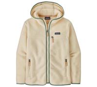 Patagonia - Women's Retro Pile Hoody Natural Ellwood Green - S - Fleece