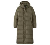 Patagonia - Women's Silent Down Long Parka - Coat size L, olive