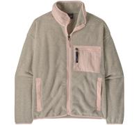 Patagonia Women's Synchilla Fleece Jacket (Oatmeal Heather w/Pink Frost)