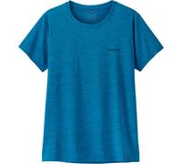 PATAGONIA W's Cap Cool Daily Shirt - Boardshort Logo - Women - Blue - size M- model 2027 M