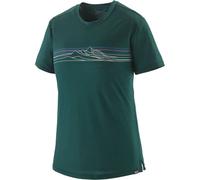 PATAGONIA W's Cap Cool Merino Blend Graphic Shirt - Women - Green - size L- model 2026 L