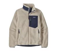 Patagonia W's Classic Retro-X Jkt M Natural w/New Navy