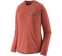 PATAGONIA W's L/s Cap Cool Merino Blend Graphic Shirt - Women - Orange - size L- model 2026 L