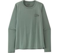 PATAGONIA W's L/s Cap Cool Trail Shirt - Stratapeaks - Men - Green - size M- model 2027 M