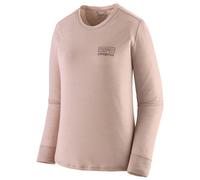 Patagonia - W's Long-Sleeved Capilene Cool Merino Graphic Shirt Fitz Roy Strata Shroom Taupe - M - Hiking tee-shirt