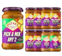 Patak’s Pick & Mix Indian Pickles & Pastes | Custom Selection Bundle | Authentic Indian Flavours | Create Your Own Variety Pack (Pack of 2)