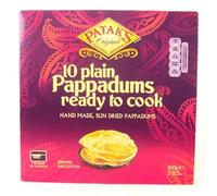 Patak's 10 Plain Pappadums 100g