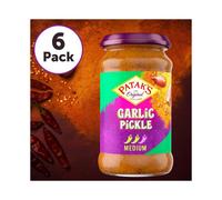 Patak's Garlic Pickle 300g (Pack of 6) | Authentic Indian Pickle