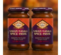 Patak's Hot Garam Masala Paste - 2 x 283g Jars | Bold Indian Spice Blend