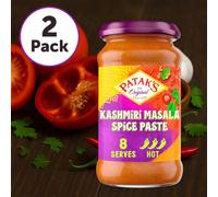 Patak's Kashmiri Masala Paste Hot 295g (Pack of 2) | Authentic Indian Curry Paste