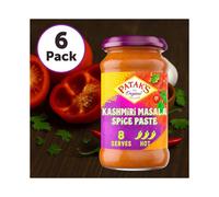 Patak's Kashmiri Masala Paste Hot 295g (Pack of 6) | Authentic Indian Curry Paste
