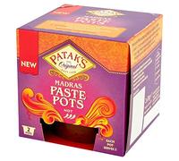 Patak's Madras Paste Pots Hot 2x70g (Pack of 2)