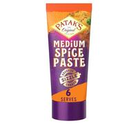 Patak's Medium Spice Paste 135g | Authentic Indian Curry Simmer/Cooking Spice Paste | Serves 8