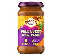 Patak's Mild Spice Paste 283g | Authentic Indian Curry Simmer/Cooking Spice Paste | Serves 8
