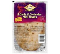 Patak's Mini Naan Garlic & Coriander Indian 248G