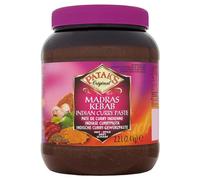 Patak's Original Madras Kebab Indian Curry Paste Hot 2.4kg (Pack of 2 x 2.2ltr)