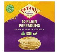 Patak's Patak's Cook to Eat Plain Pappadums, 100 Grams