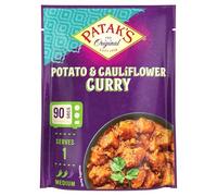 Patak's Potato & Cauliflower Curry Indian Microwave Meal 270g | Medium Spice | Ready In 90 Seconds