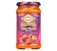 Patak's Tikka Masala Curry Cooking Sauce, Medium, 15-Ounce Glass Jars (Pack of 6)